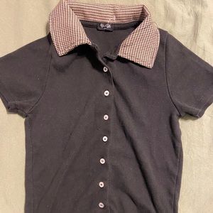 Brandy Melville collar tshirt